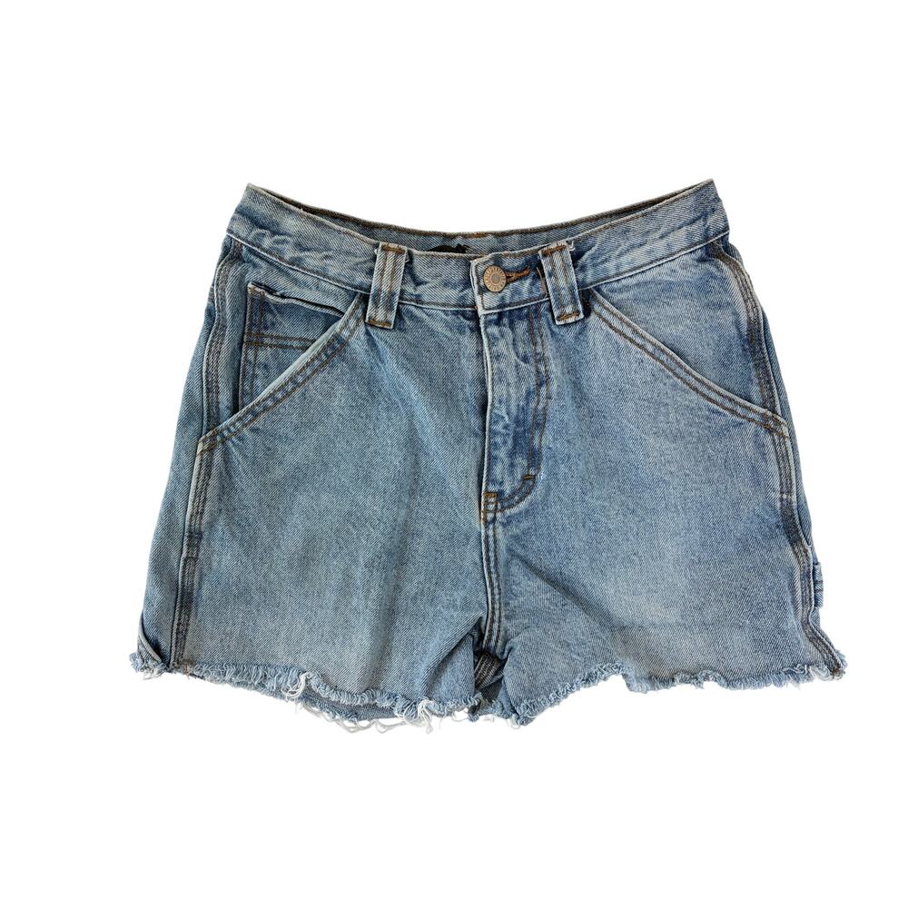 John Galt Brandy Melville Shorts High Rise Denim Cut Off Cotton Medium Wash S